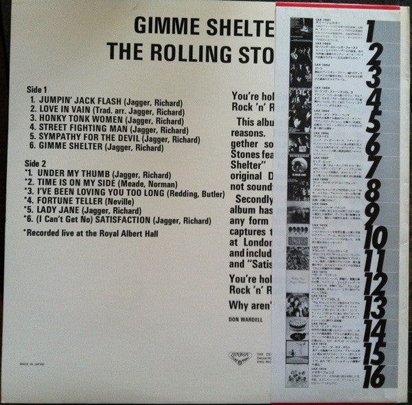 The Rolling Stones - Gimme Shelter (LP, Comp, Ltd, RE)