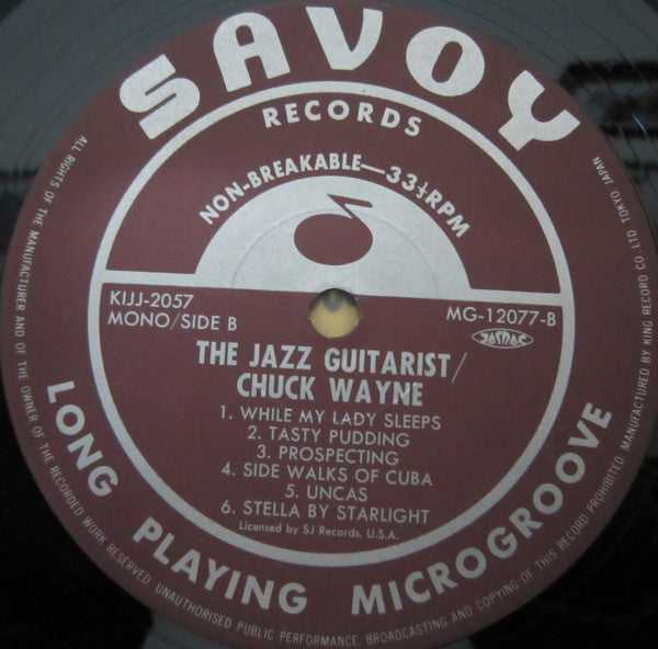 Chuck Wayne - The Jazz Guitarist(LP, Album, Mono, RE)