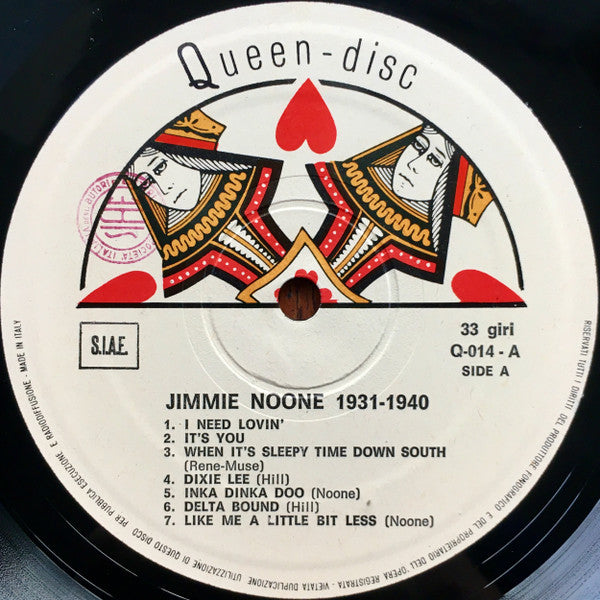 Jimmie Noone - 1931-1940 (LP, Comp)