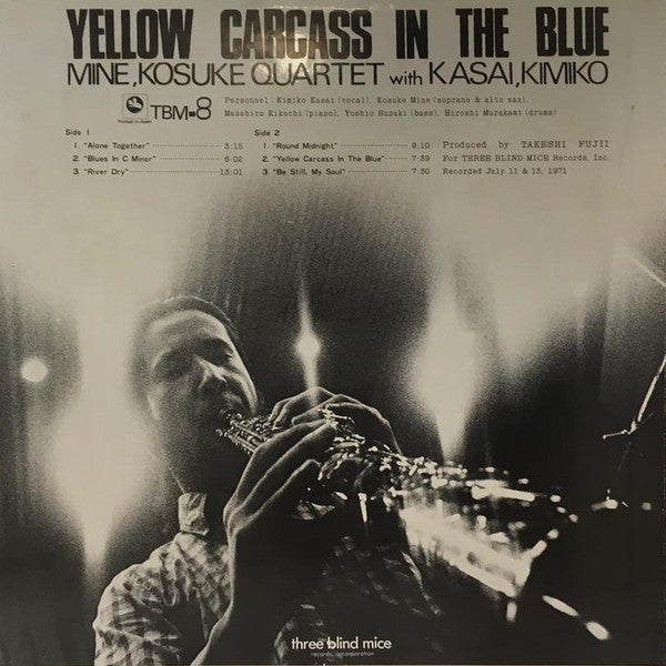 Kimiko Kasai - Yellow Carcass In The Blue(LP, Album)