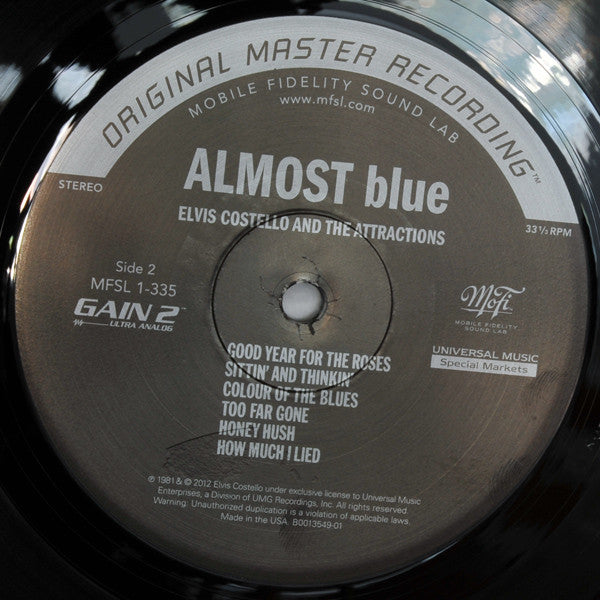 Elvis Costello & The Attractions - Almost Blue(LP, Album, Ltd, Num,...