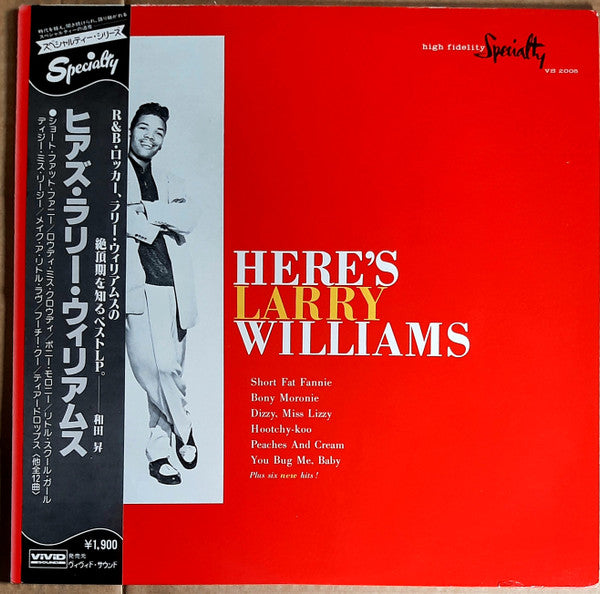 Larry Williams (3) - Here's Larry Williams (LP, Album, RE)