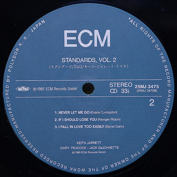 Keith Jarrett - Standards, Vol. 2 (LP, Album)
