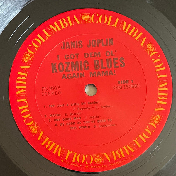 Janis Joplin - I Got Dem Ol' Kozmic Blues Again Mama! (LP, Album)