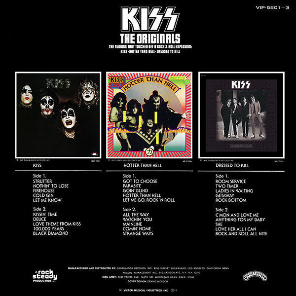 Kiss - The Originals (3xLP, Comp, Promo)