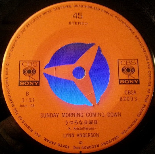 Lynn Anderson - Rose Garden / Sunday Morning Coming Down(7", Single...
