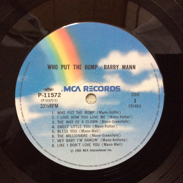 Barry Mann - Who Put The Bomp (LP, Album)
