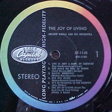 Nelson Riddle - The Joy Of Living (LP, Album)