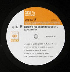 Manhattans - There's No Good In Goodbye (LP, Album)