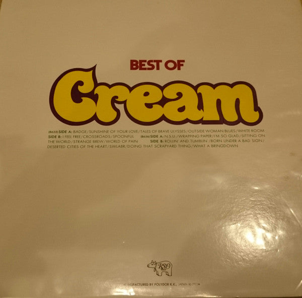 Cream (2) - Best Of Cream (2xLP, Comp, CAP)