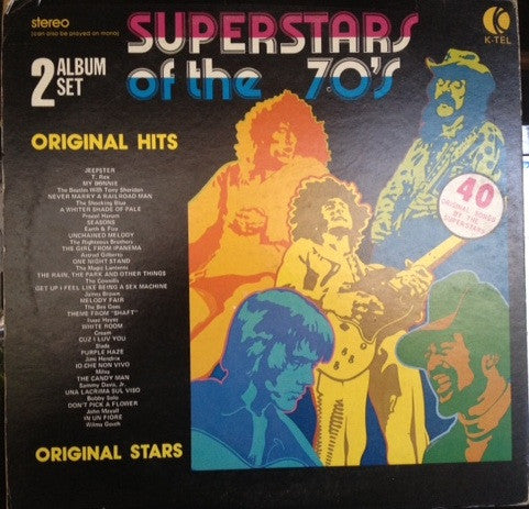 Various - Superstars Of The 70s (2xLP, Comp, Gat)