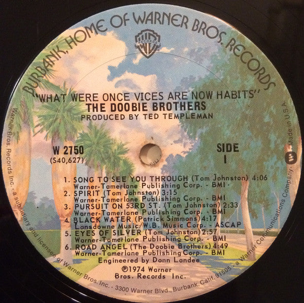 The Doobie Brothers - What Were Once Vices Are Now Habits (LP, Album)