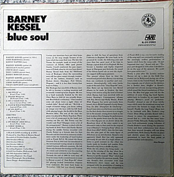 Barney Kessel - Blue Soul (LP, Album)