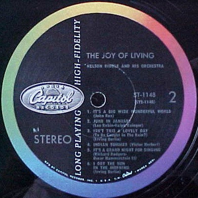 Nelson Riddle - The Joy Of Living (LP, Album)