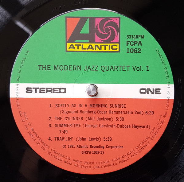 The Modern Jazz Quartet - M.J.Q. Vol. 1 (LP, Album)