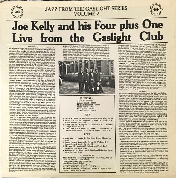 Joe Kelly & His Four Plus One - Live From The Chicago Gold Coast Ga...