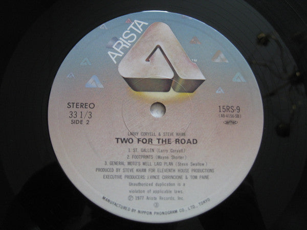 Larry Coryell / Steve Khan - Two For The Road (LP, Album, RE)