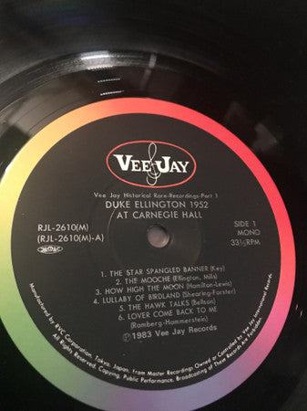 Duke Ellington - At Carnegie Hall 1952 (LP, Album, Mono)