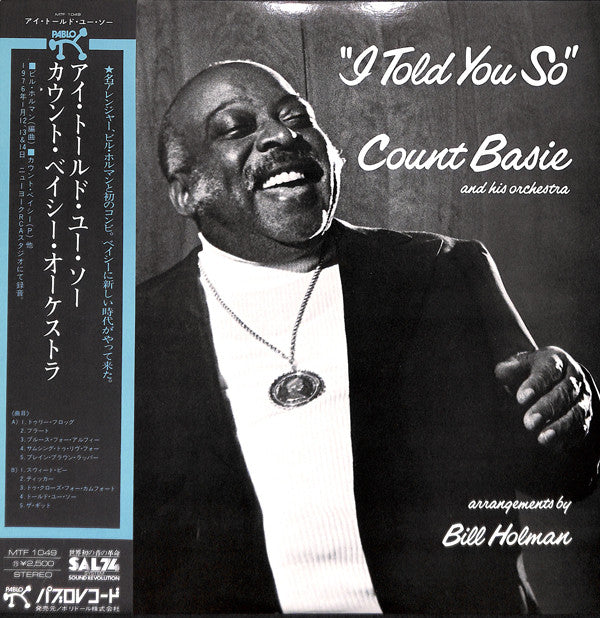 Count Basie And His Orchestra* - I Told You So (LP, Album)