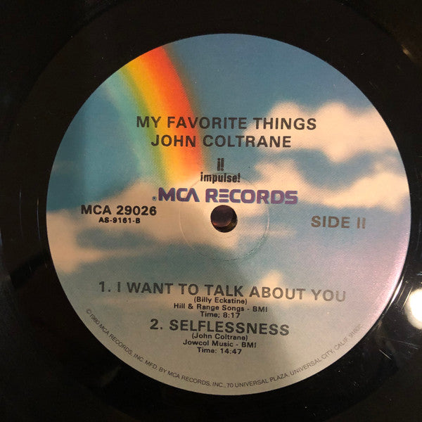 John Coltrane - Selflessness Featuring My Favorite Things(LP, Album...