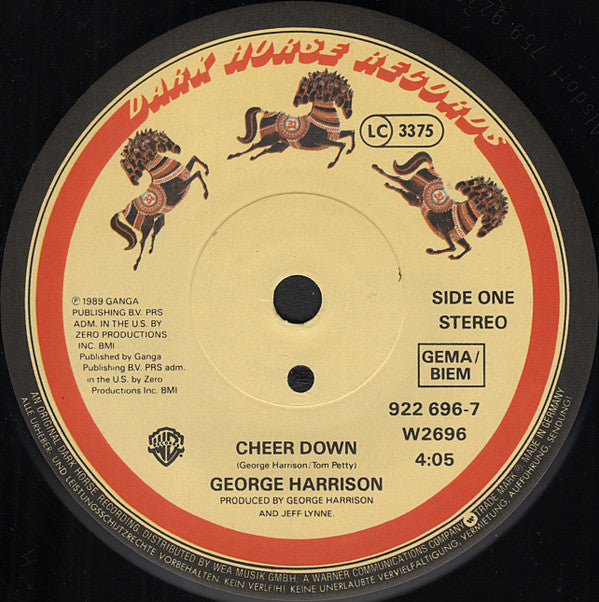 George Harrison - Cheer Down / Poor Little Girl (7"")