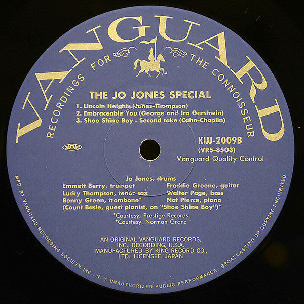 Jo Jones - The Jo Jones Special (LP, Album)