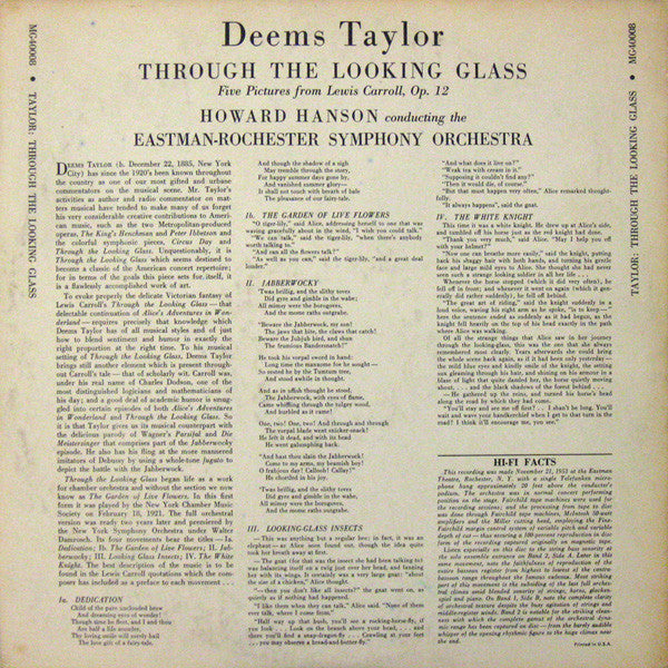 Deems Taylor - Through The Looking Glass, Op. 12 (Five Pictures Fro...