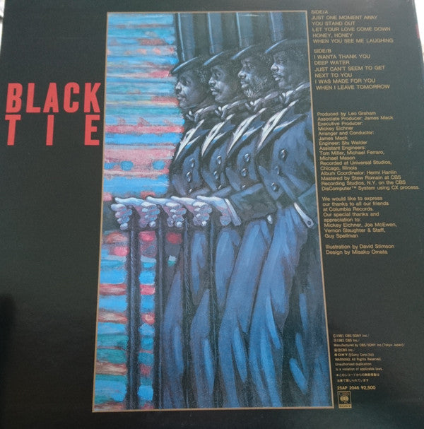 The Manhattans* - Black Tie (LP, Album)