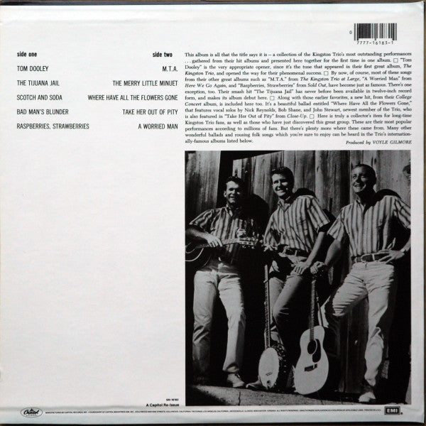 Kingston Trio - The Best Of The Kingston Trio (LP, Comp, RE, Gre)
