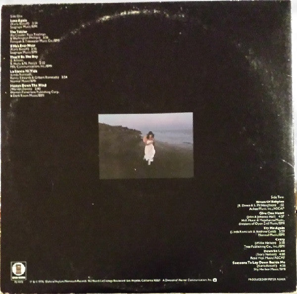 Linda Ronstadt - Hasten Down The Wind (LP, Album, CSM)