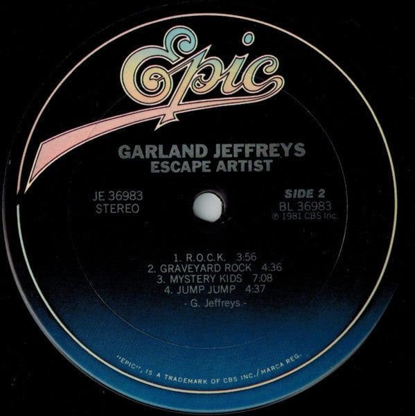 Garland Jeffreys - Escape Artist (LP, Album)