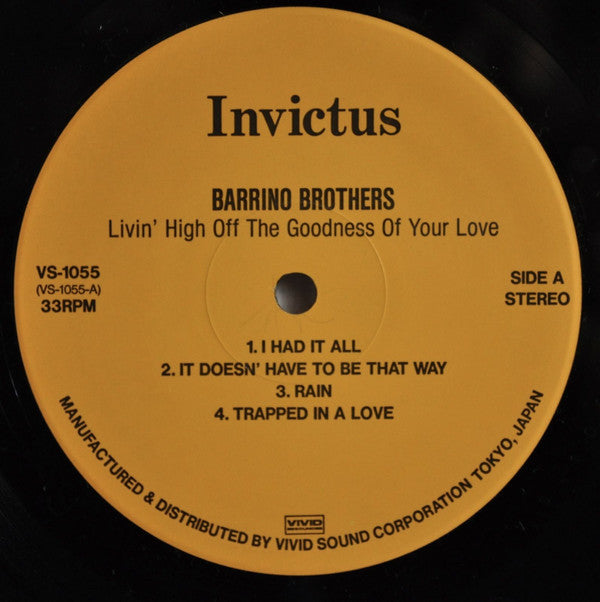 The Barrino Brothers - Livin' High Off The Goodness Of Your Love(LP...