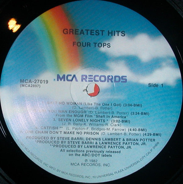 The Four Tops* - Greatest Hits (1972 - 1976) (LP, Comp, Pin)
