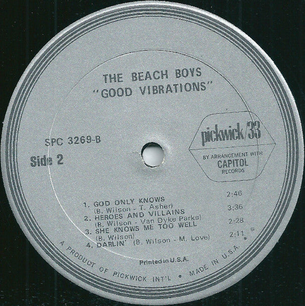 The Beach Boys - Good Vibrations (LP, Comp, Mono)