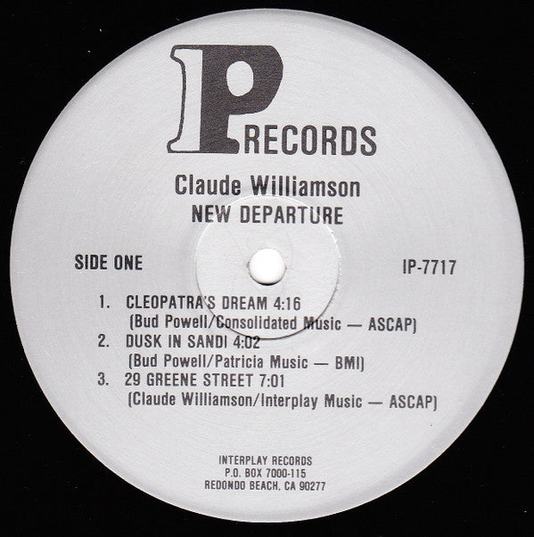 Claude Williamson - New Departure(LP, Album)