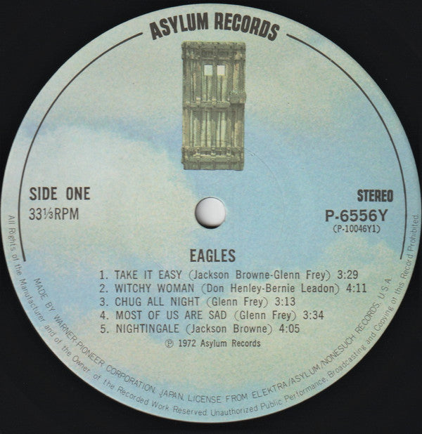 Eagles - Eagles (LP, Album, RE)