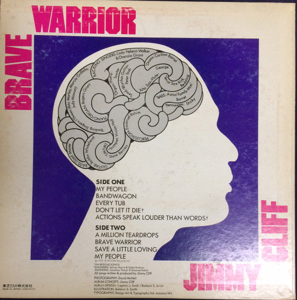 Jimmy Cliff - Brave Warrior (LP, Album)