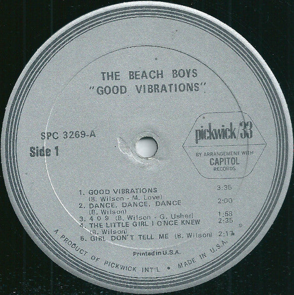 The Beach Boys - Good Vibrations (LP, Comp, Mono)