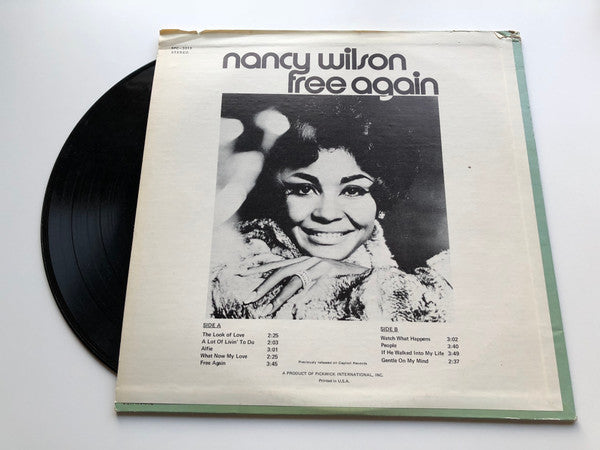Nancy Wilson - Free Again (LP, Album, Comp)