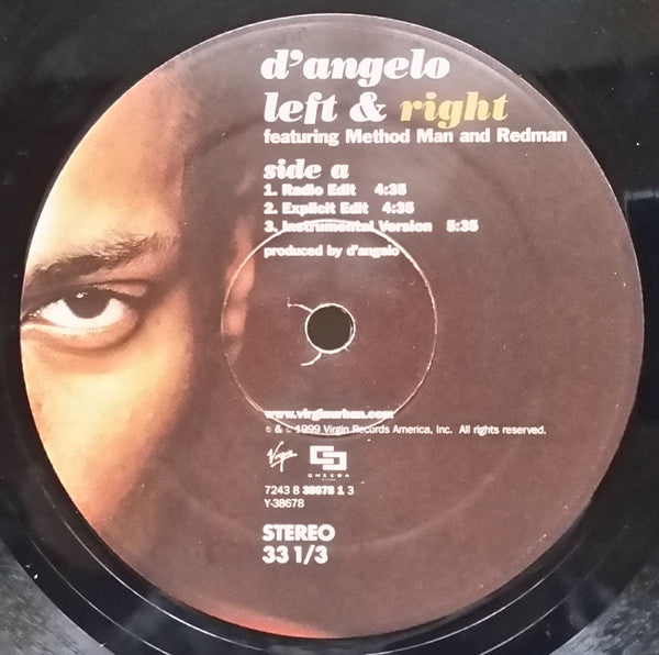 D'Angelo - Left & Right (12"", Single)