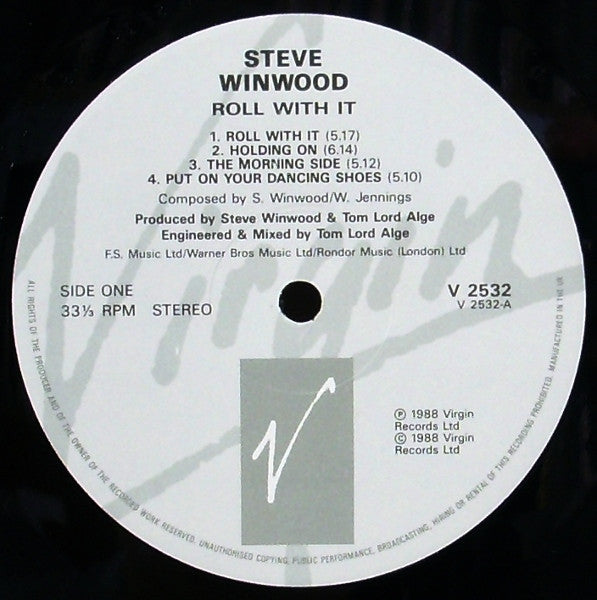 Steve Winwood - Roll With It (LP, Album)