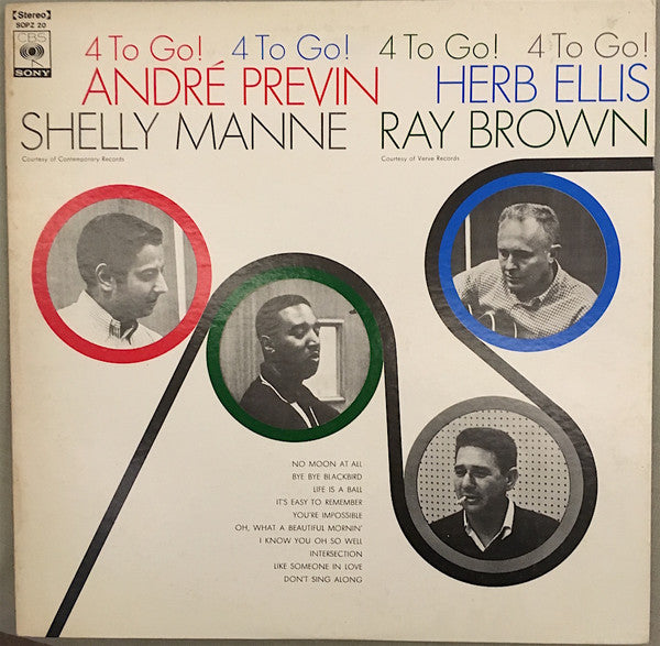 André Previn - 4 To Go!(LP, Album, RE)