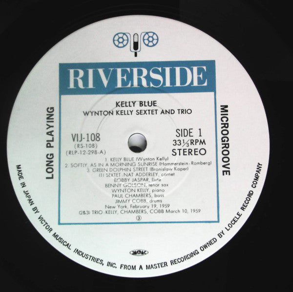 Wynton Kelly - Kelly Blue (LP, Album, RE)