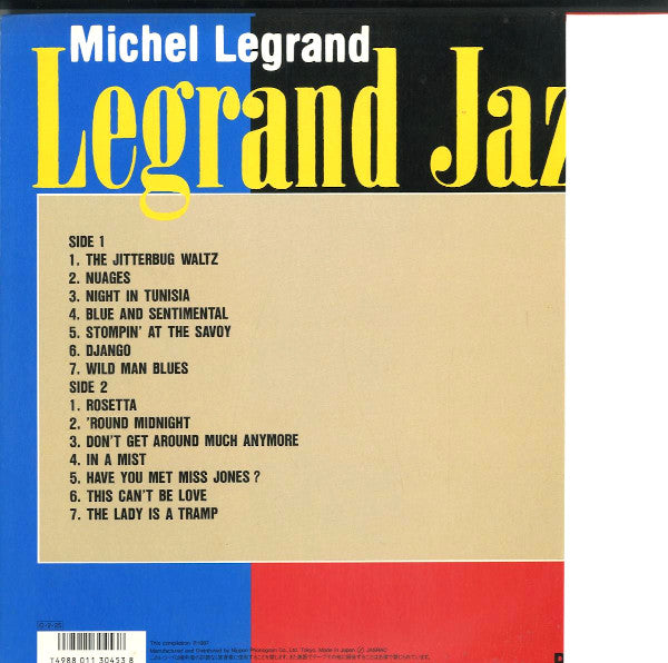 Michel Legrand - Legrand Jazz Alpha Plus (LP, Album, Promo, RE)