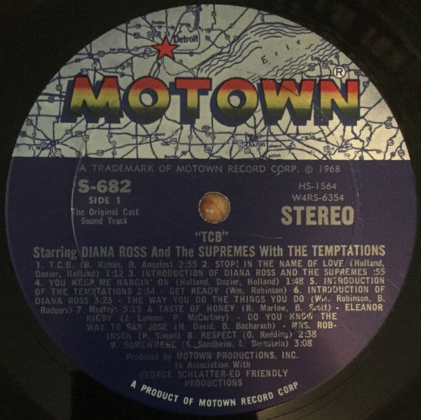 The Supremes - The Original Soundtrack From TCB(LP, Album, Roc)