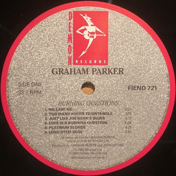 Graham Parker - Burning Questions (LP, Album)