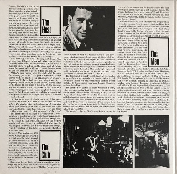 Shelly Manne & His Men - Live! Shelly Manne & His Men At The Manne ...