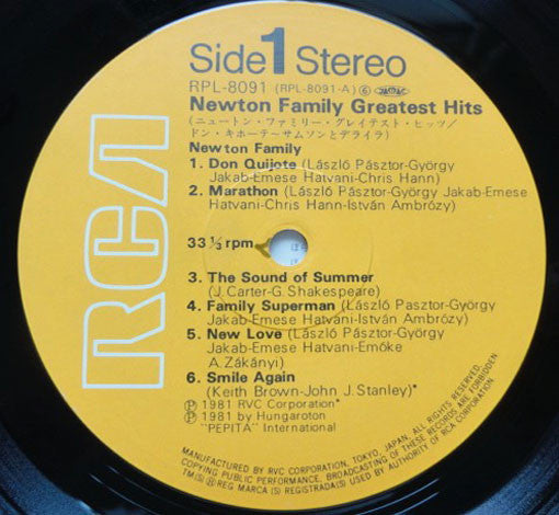 Newton Family* - Greatest Hits (LP, Comp)