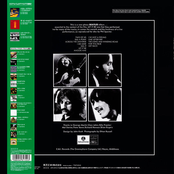 The Beatles - Let It Be (LP, Album, RE, RM)