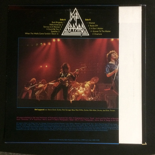 Def Leppard - On Through The Night (LP, Album, RE)